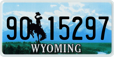 WY license plate 9015297
