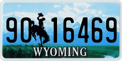 WY license plate 9016469