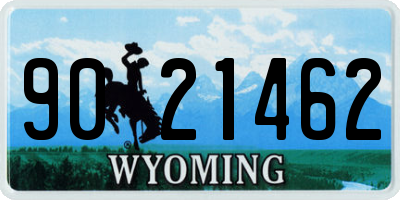 WY license plate 9021462