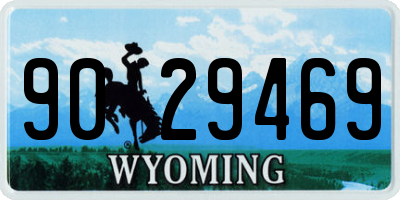WY license plate 9029469