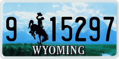 WY license plate 915297