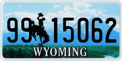 WY license plate 9915062