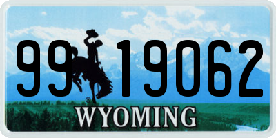 WY license plate 9919062