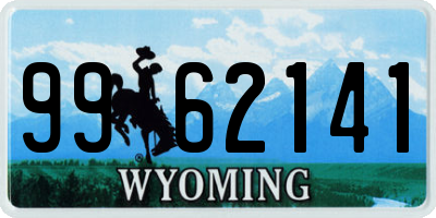 WY license plate 9962141