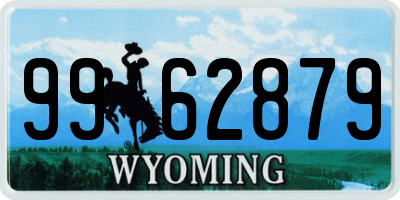 WY license plate 9962879