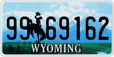 WY license plate 9969162